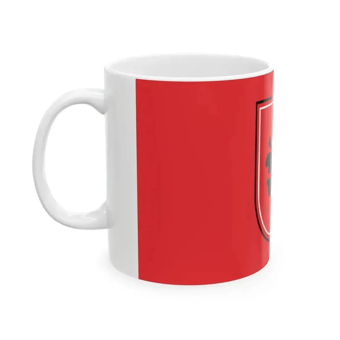 Flag of Bogovinje Municipality North Macedonia (North Macedonia) White Coffee Mug - Go Mug Yourself
