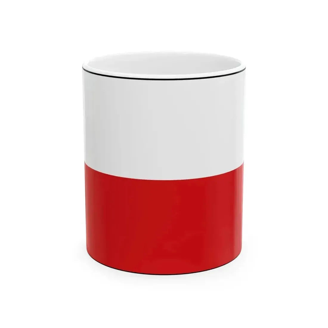 Flag of Bohemia bordered (Czech Republic) White Coffee Mug 11oz - Go Mug Yourself