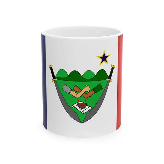 Flag of Bohol Province Philippines (Philippines) White Coffee Mug 11oz - Go Mug Yourself