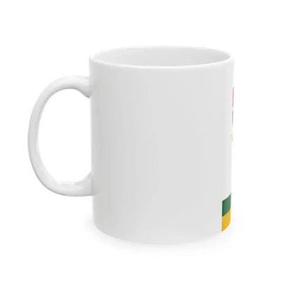 Flag of Bohonye vertical (Hungary) White Coffee Mug - Go Mug Yourself