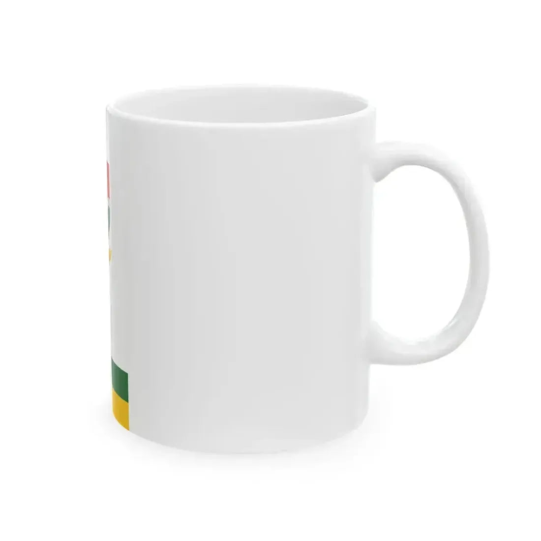 Flag of Bohonye vertical (Hungary) White Coffee Mug - Go Mug Yourself