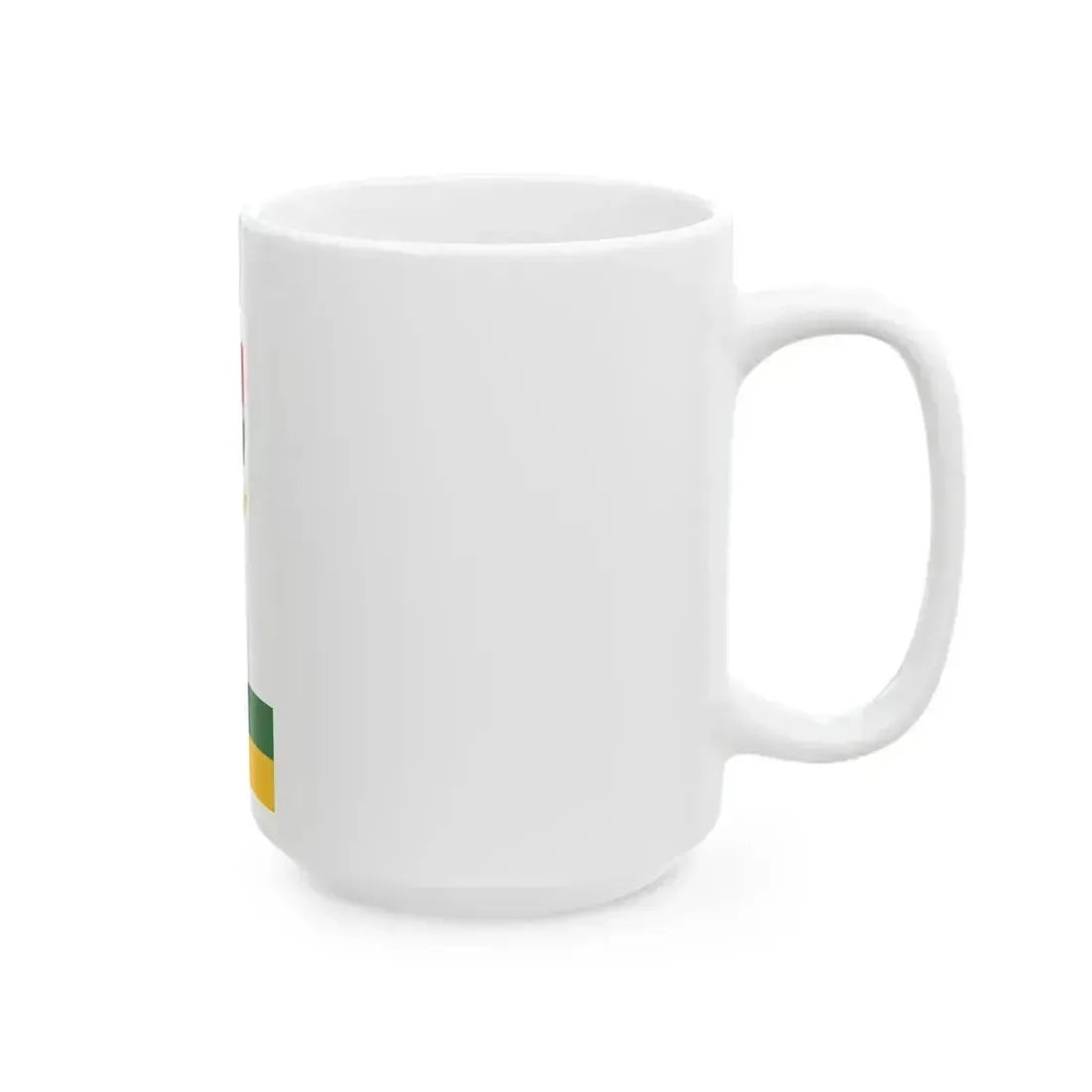 Flag of Bohonye vertical (Hungary) White Coffee Mug - Go Mug Yourself