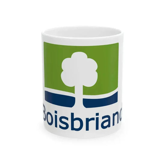 Flag of Boisbriand Quebec (Canada) White Coffee Mug 11oz - Go Mug Yourself