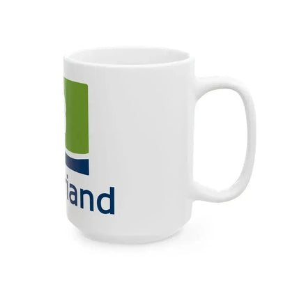 Flag of Boisbriand Quebec (Canada) White Coffee Mug - Go Mug Yourself