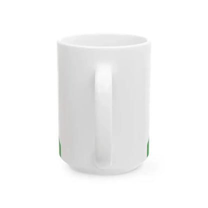Flag of Boksitogorsky rayon (Russia) White Coffee Mug - Go Mug Yourself