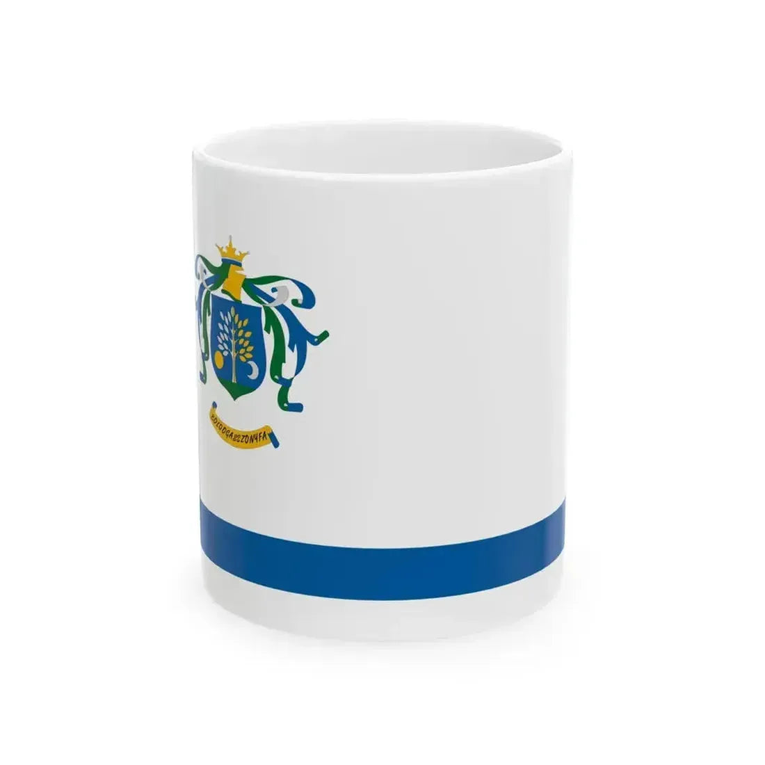 Flag of Boldogasszonyfa (Hungary) White Coffee Mug 11oz - Go Mug Yourself