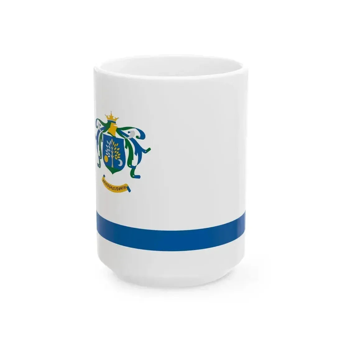 Flag of Boldogasszonyfa (Hungary) White Coffee Mug 15oz - Go Mug Yourself