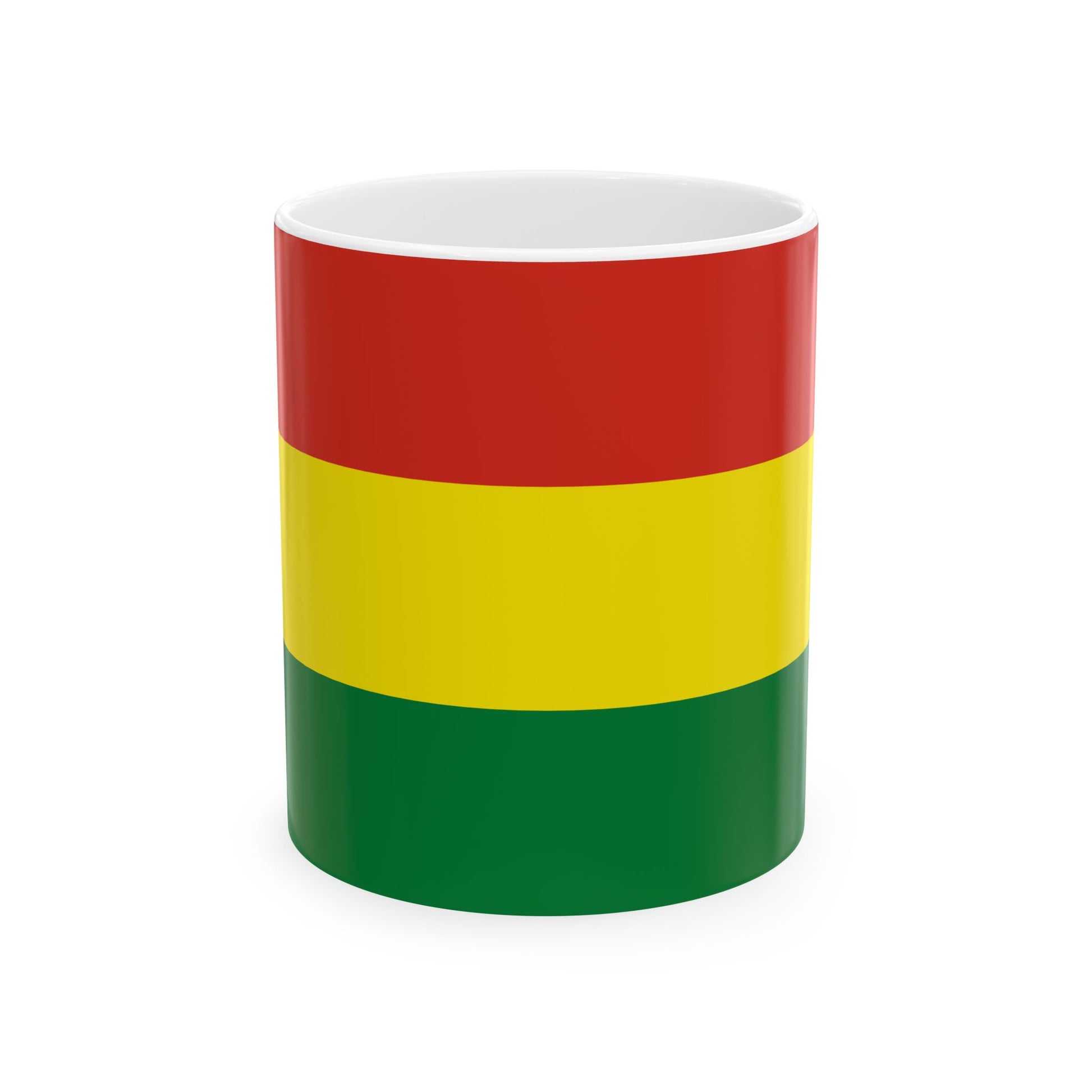 Flag of Bolivia 3-2 (Bolivia) White Coffee Mug-11oz-Go Mug Yourself