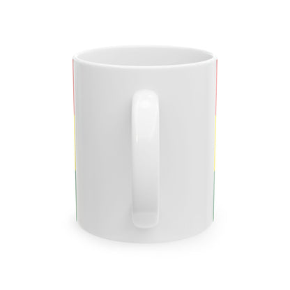 Flag of Bolivia 3-2 (Bolivia) White Coffee Mug-Go Mug Yourself