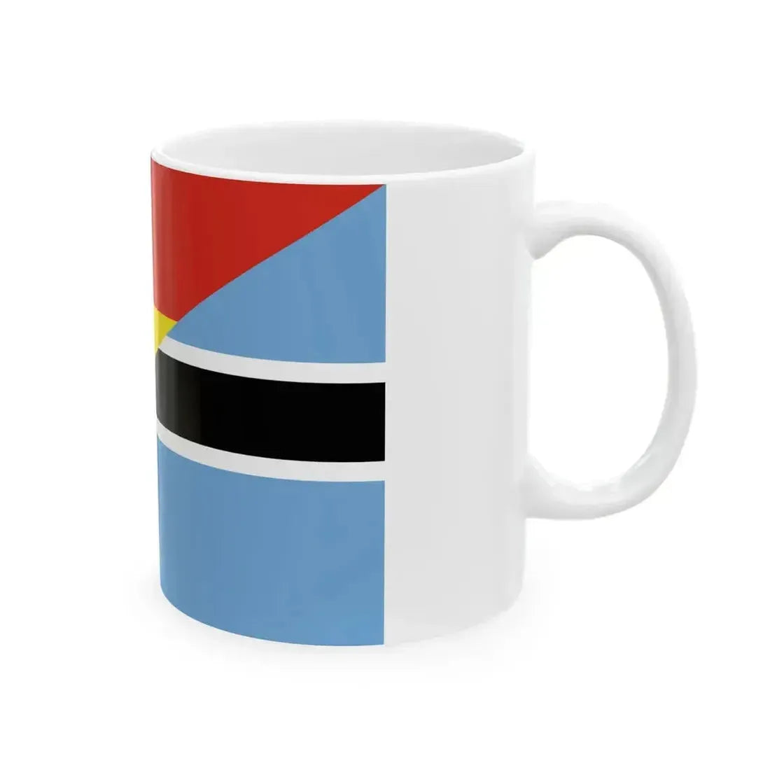 Flag of Bolivia and Botswana (Bolivia) White Coffee Mug - Go Mug Yourself