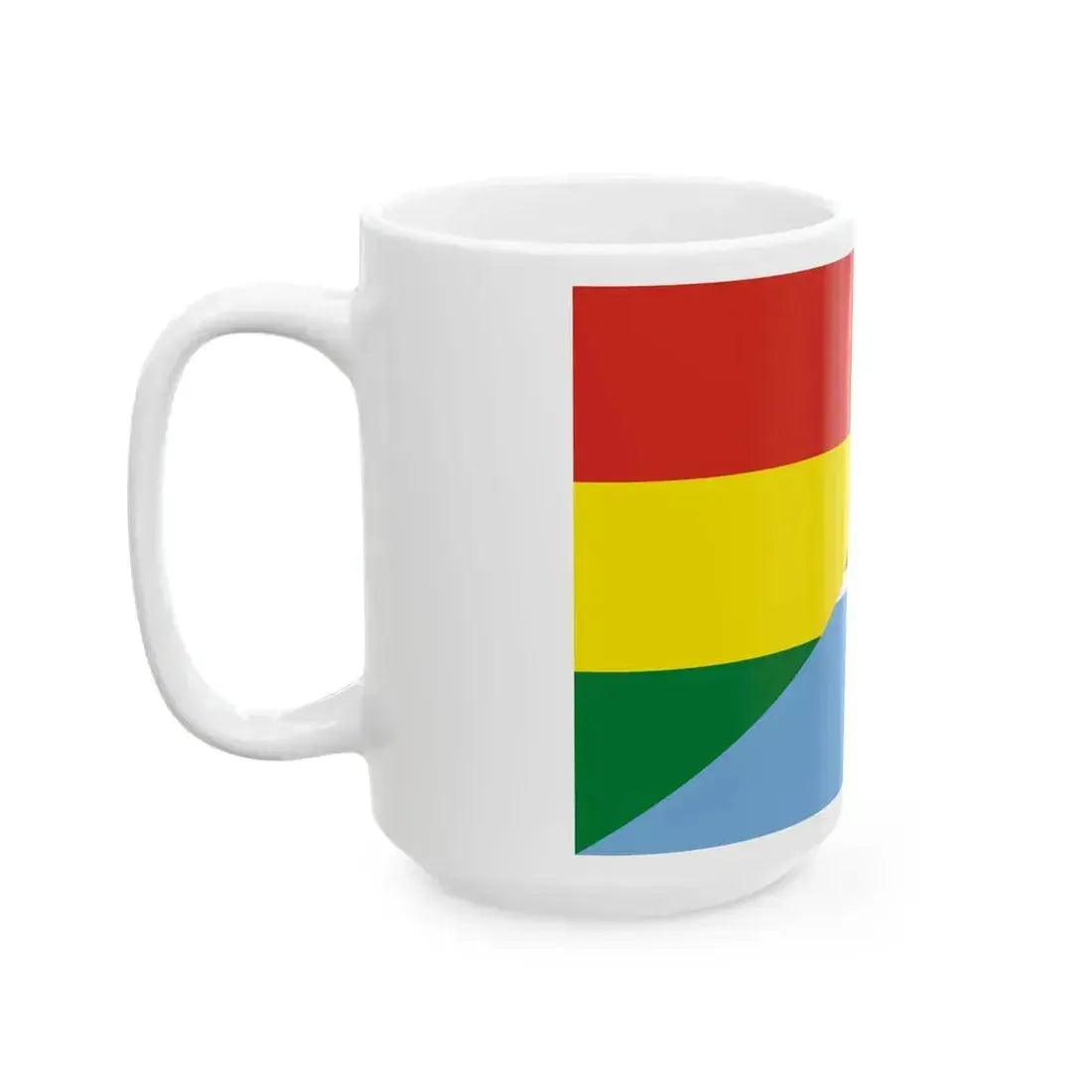 Flag of Bolivia and Botswana (Bolivia) White Coffee Mug - Go Mug Yourself
