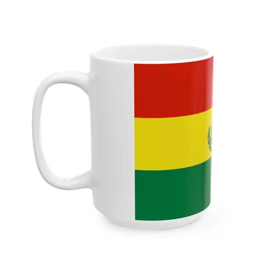 Flag of Bolivia military (Bolivia) White Coffee Mug - Go Mug Yourself