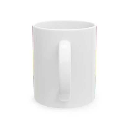 Flag of Bolivia state 3-2 (Bolivia) White Coffee Mug-Go Mug Yourself