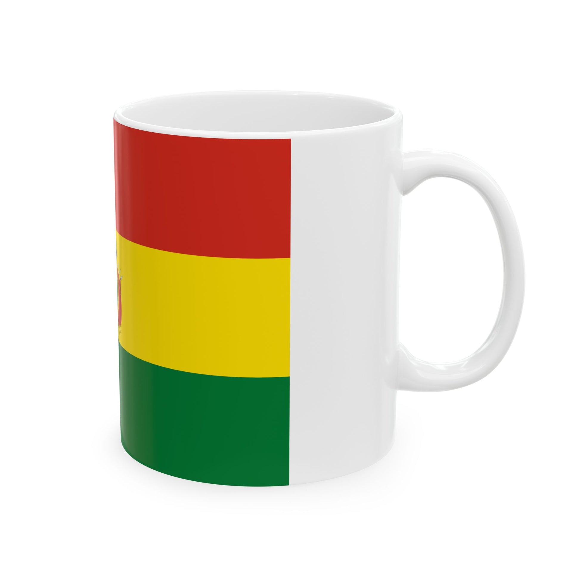Flag of Bolivia state 3-2 (Bolivia) White Coffee Mug-Go Mug Yourself
