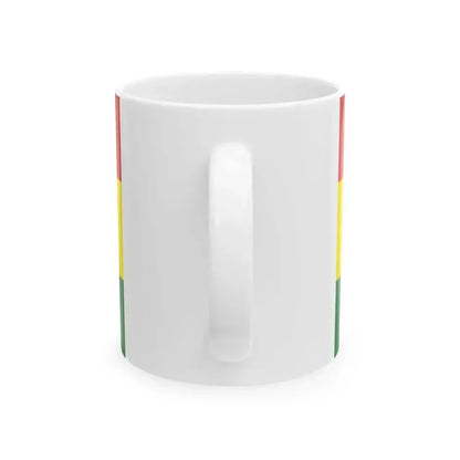 Flag of Bolivia state (Bolivia) White Coffee Mug - Go Mug Yourself