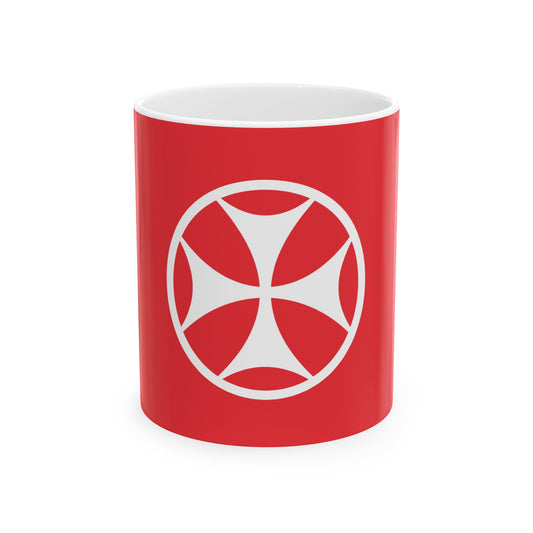 Flag of Bolnisi Municipality (Georgia) White Coffee Mug-11oz-Go Mug Yourself