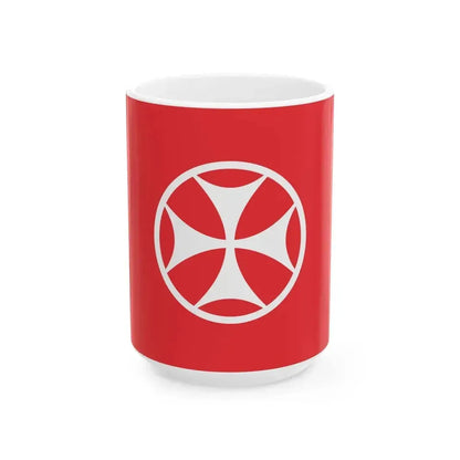 Flag of Bolnisi Municipality (Georgia) White Coffee Mug 15oz - Go Mug Yourself
