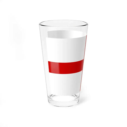 Flag of Bologna (Italy) Pint Glass 16oz - Go Mug Yourself