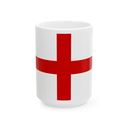 Flag of Bologna (Italy) White Coffee Mug 15oz - Go Mug Yourself
