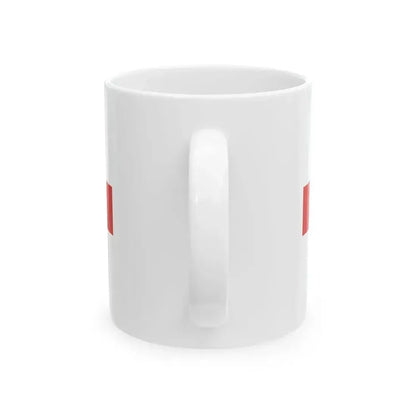 Flag of Bologna (Italy) White Coffee Mug - Go Mug Yourself
