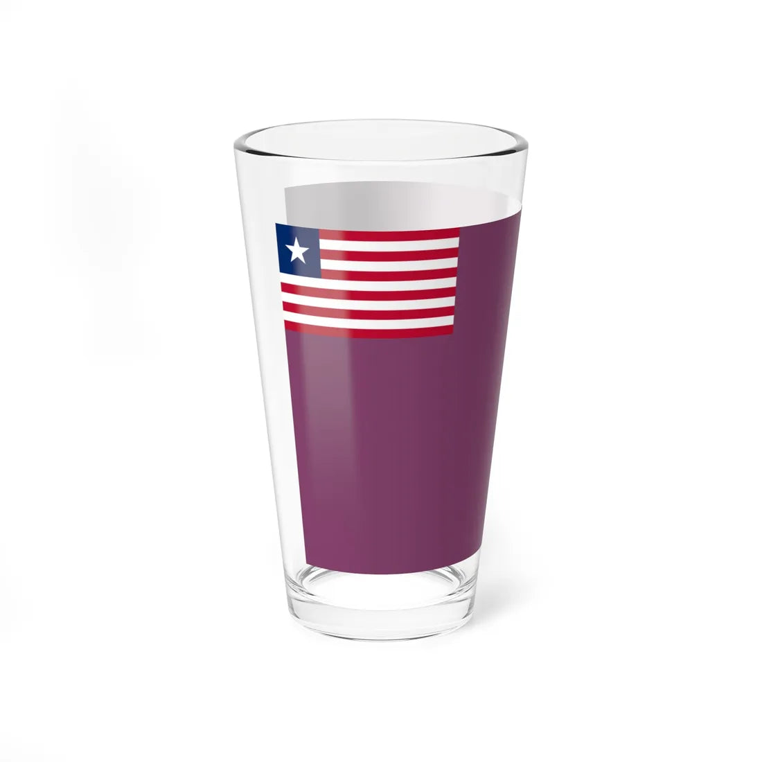 Flag of Bomi County (Liberia) Pint Glass 16oz - Go Mug Yourself
