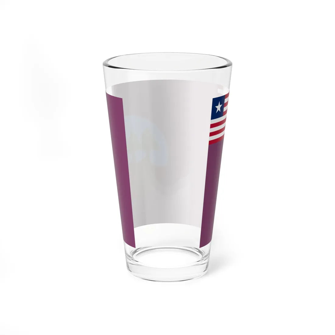 Flag of Bomi County (Liberia) Pint Glass 16oz - Go Mug Yourself