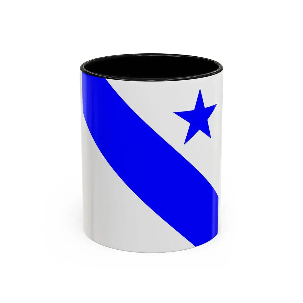 Flag of Bonfol Switzerland - Accent Coffee Mug 11oz Black - Go Mug Yourself