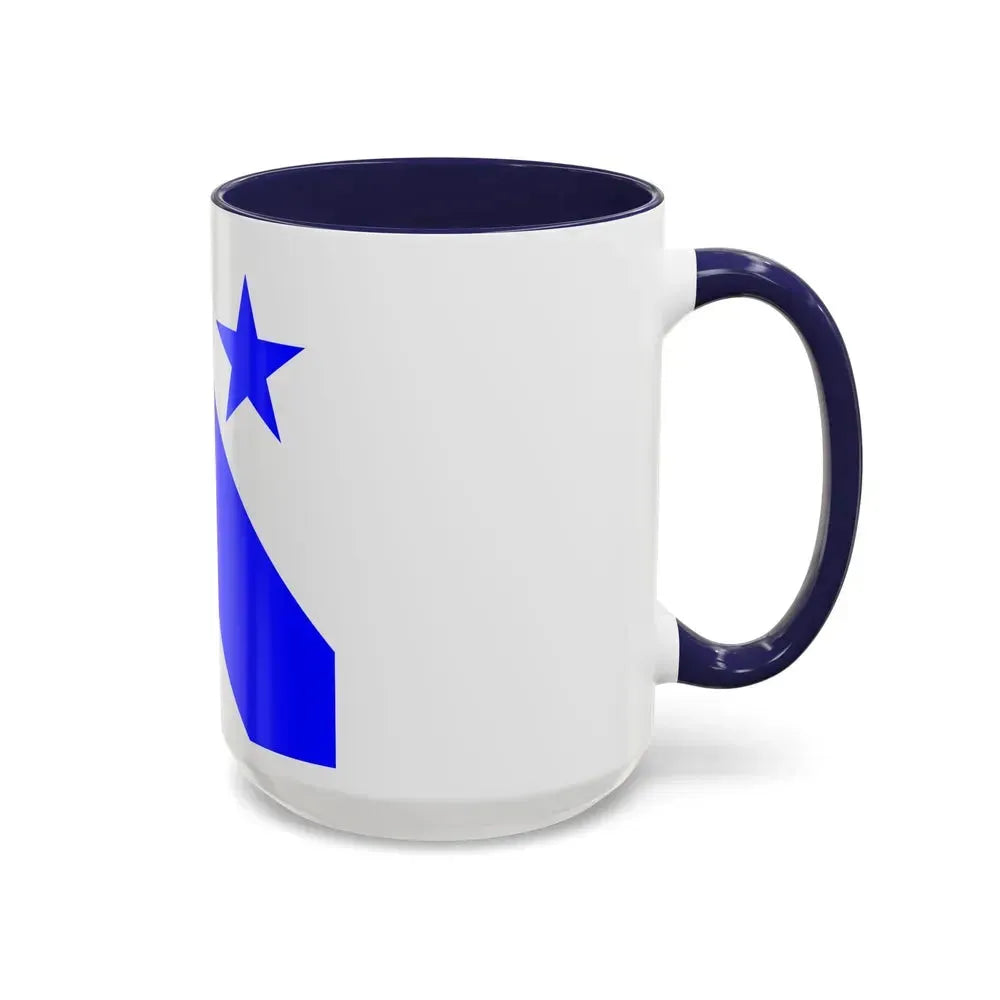 Flag of Bonfol Switzerland - Accent Coffee Mug - Go Mug Yourself