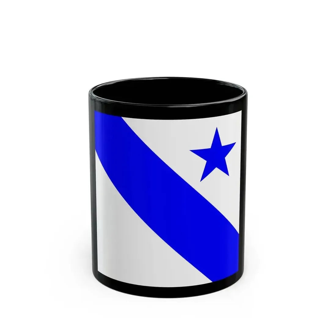 Flag of Bonfol Switzerland - Black Coffee Mug 11oz - Go Mug Yourself