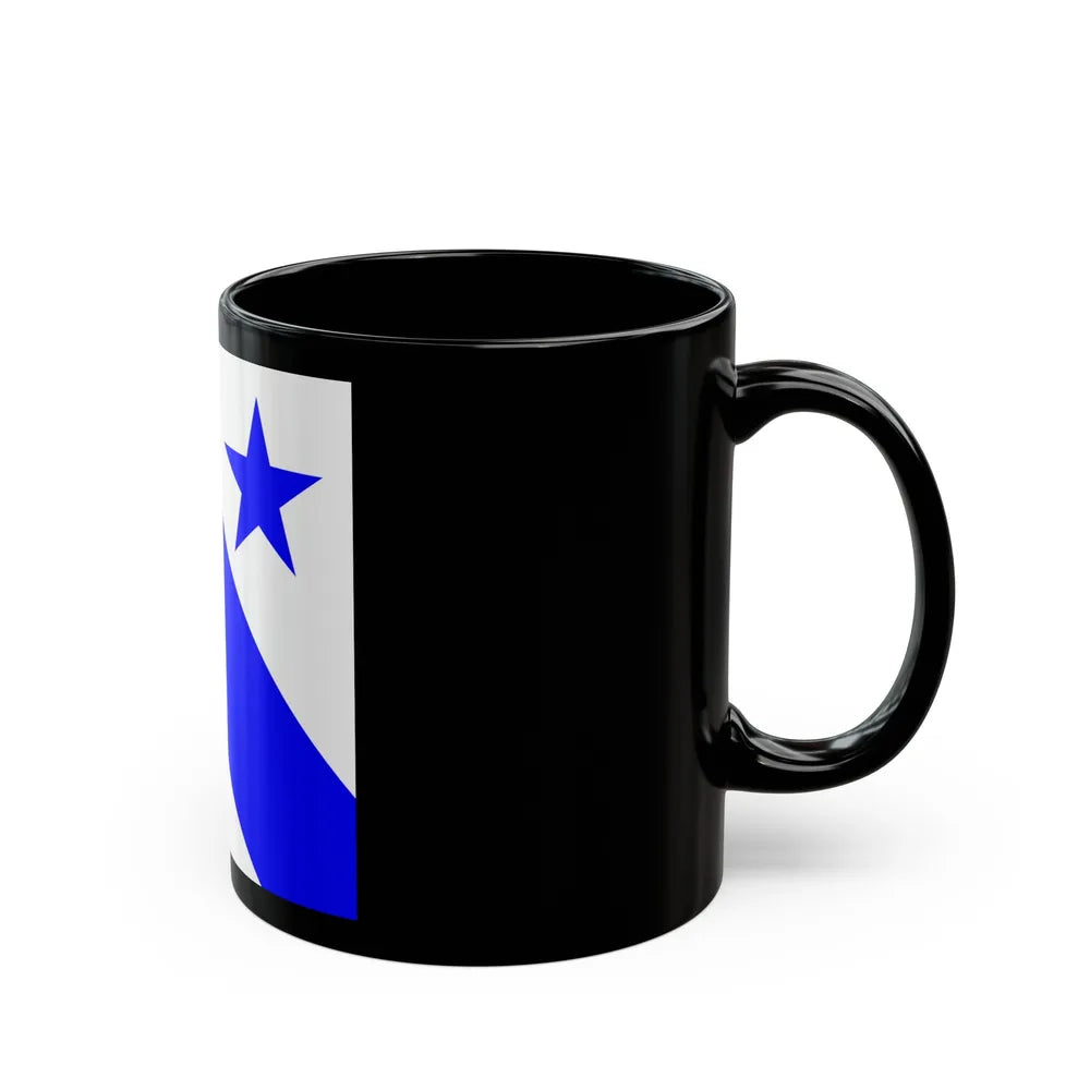 Flag of Bonfol Switzerland - Black Coffee Mug-Go Mug Yourself