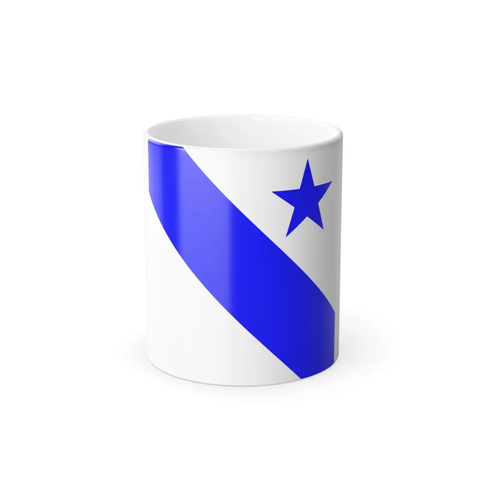 Flag of Bonfol Switzerland - Color Changing Coffee Mug-11oz-Go Mug Yourself