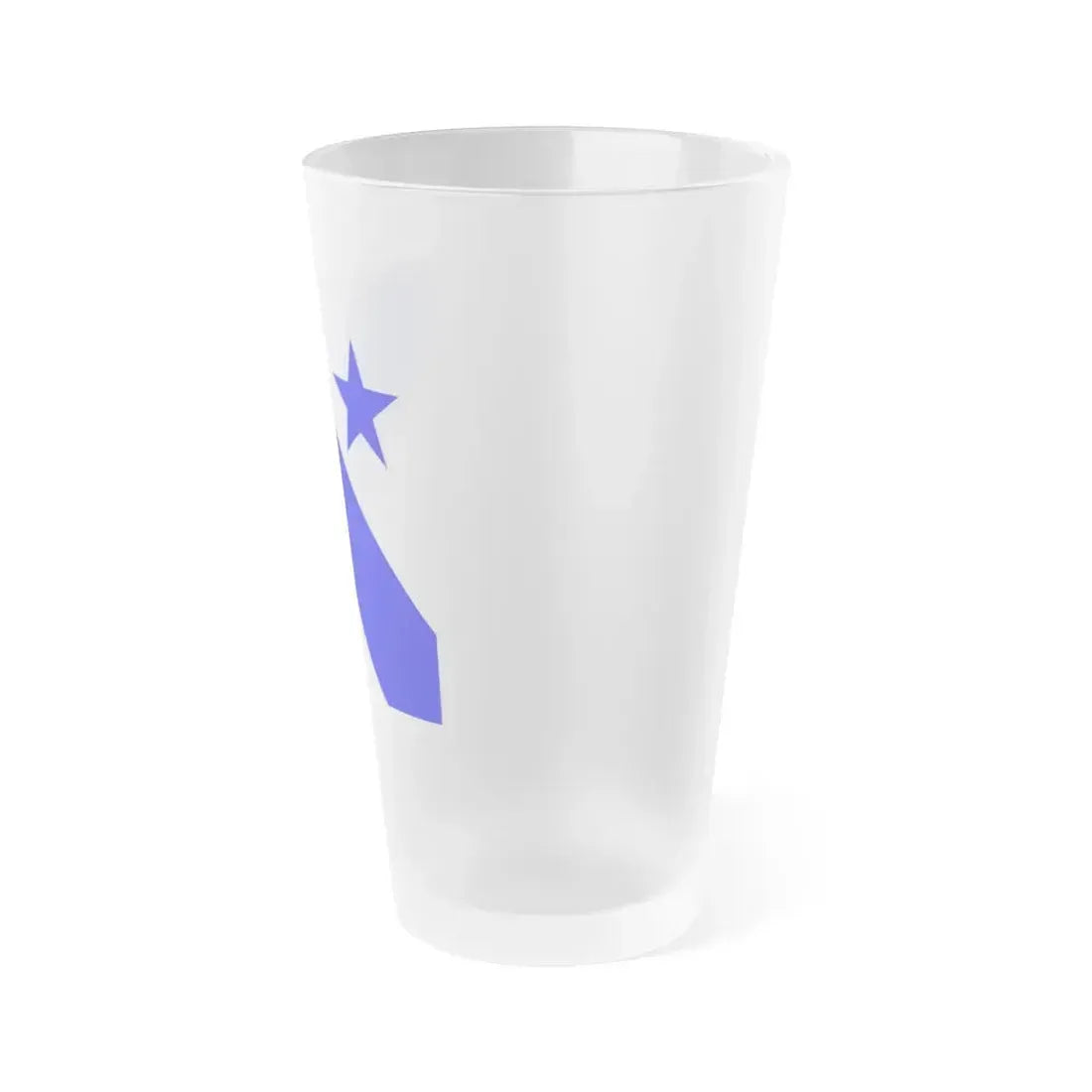 Flag of Bonfol Switzerland - Frosted Pint Glass 16oz - Go Mug Yourself