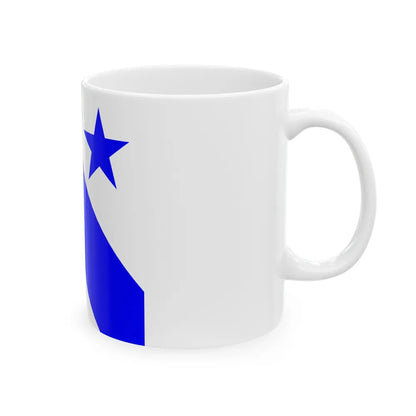 Flag of Bonfol Switzerland - White Coffee Mug-Go Mug Yourself