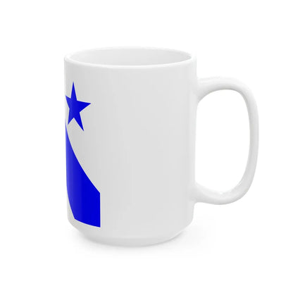 Flag of Bonfol Switzerland - White Coffee Mug-Go Mug Yourself