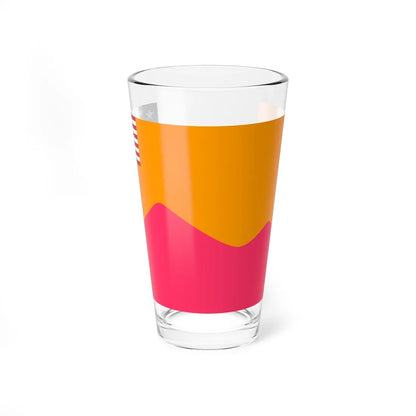 Flag of Bong County (Liberia) Pint Glass 16oz 16oz - Go Mug Yourself