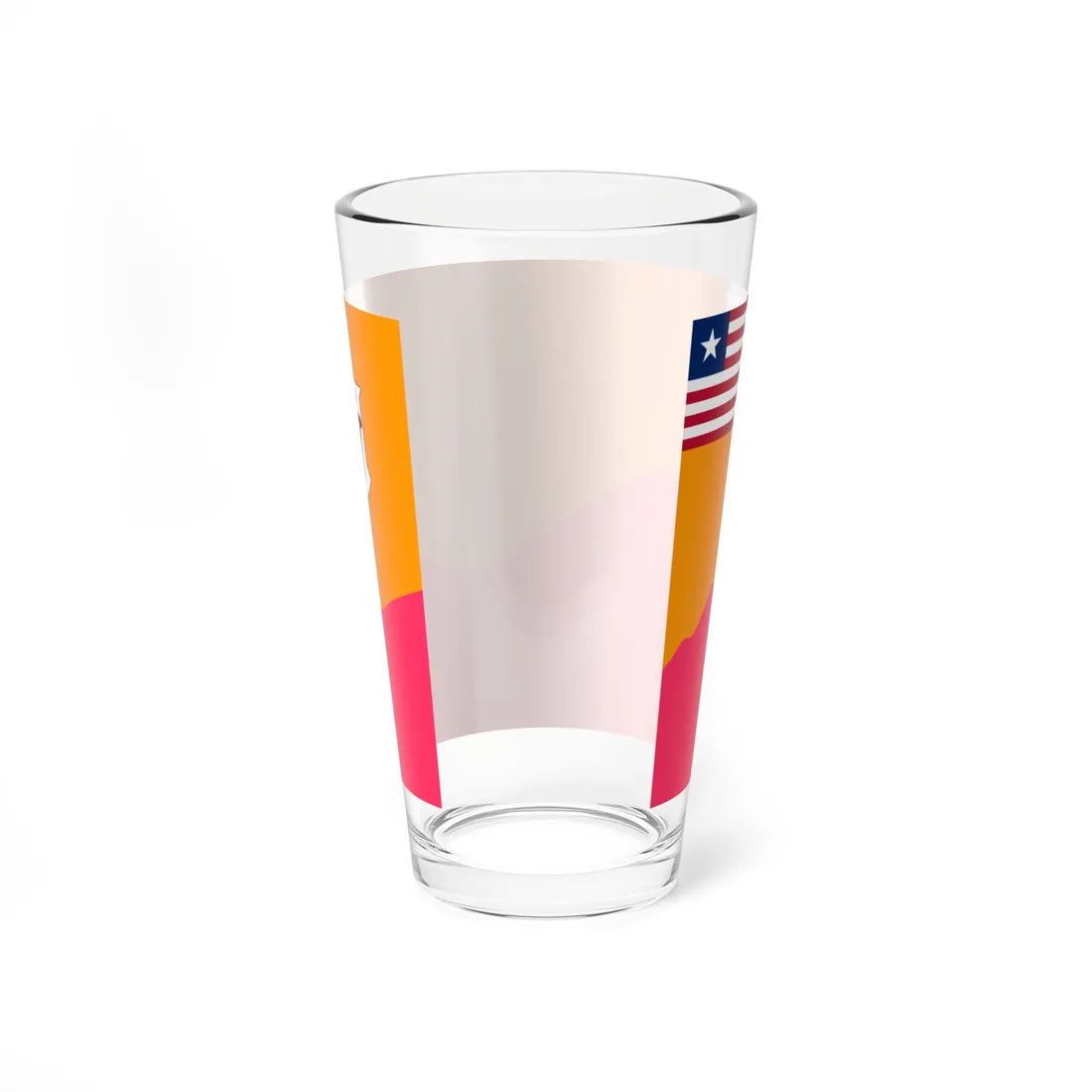 Flag of Bong County (Liberia) Pint Glass 16oz - Go Mug Yourself