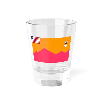 Flag of Bong County (Liberia) Shot Glass 1.5oz 1.5oz - Go Mug Yourself
