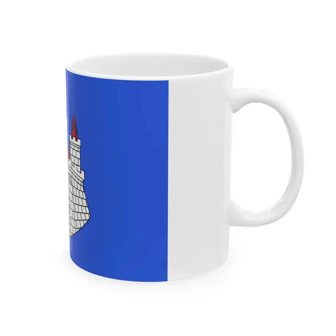 Flag of Bonifacio Bunifaziu (France) White Coffee Mug - Go Mug Yourself