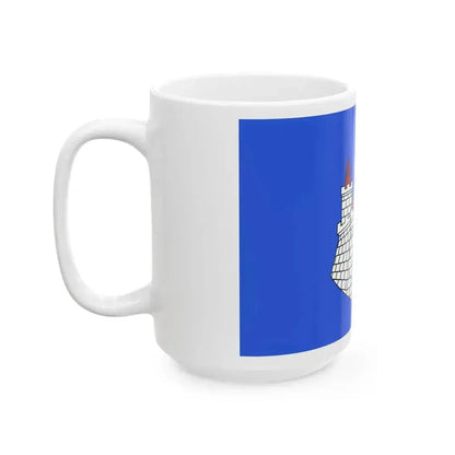 Flag of Bonifacio Bunifaziu (France) White Coffee Mug - Go Mug Yourself