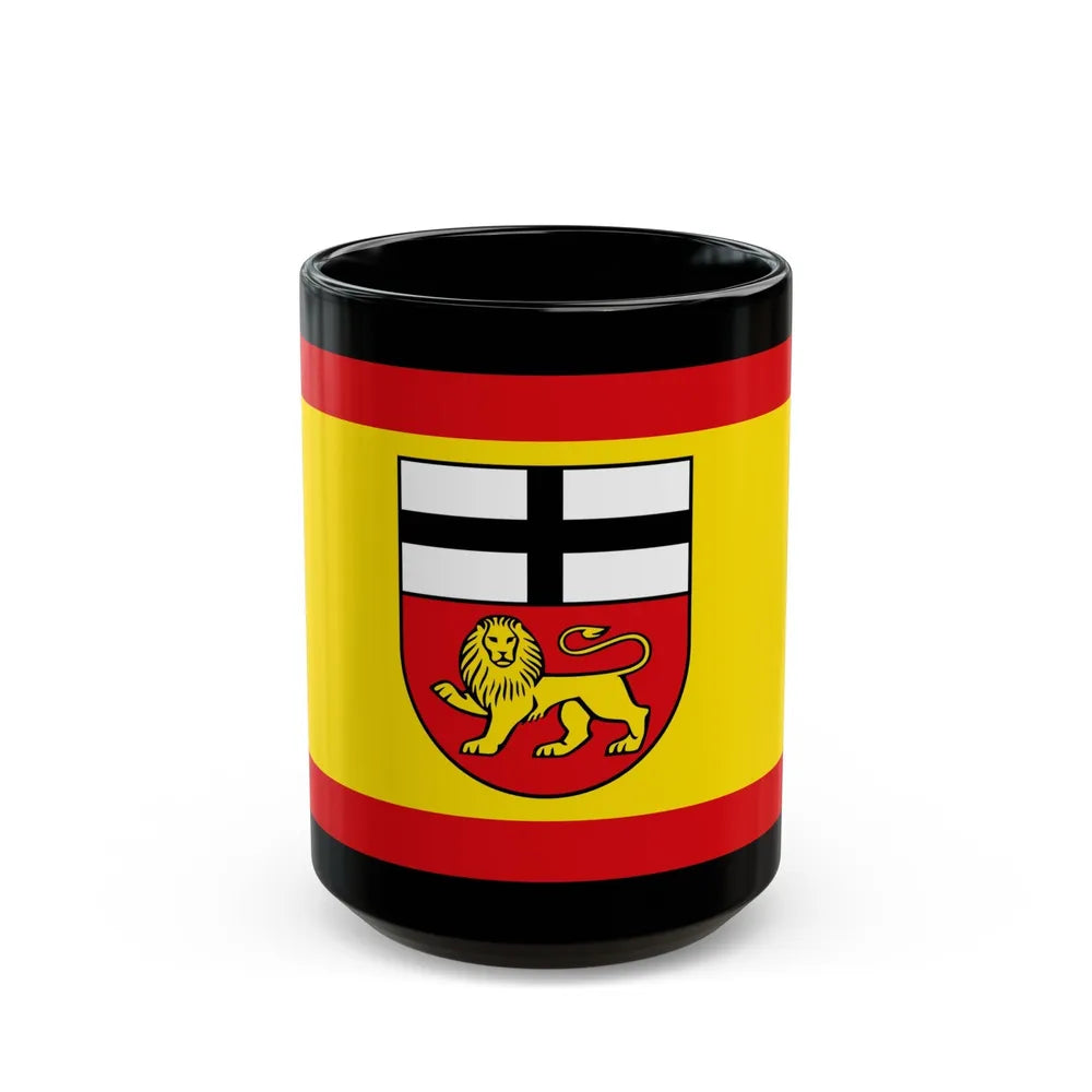 Flag of Bonn Germany - Black Coffee Mug-15oz-Go Mug Yourself