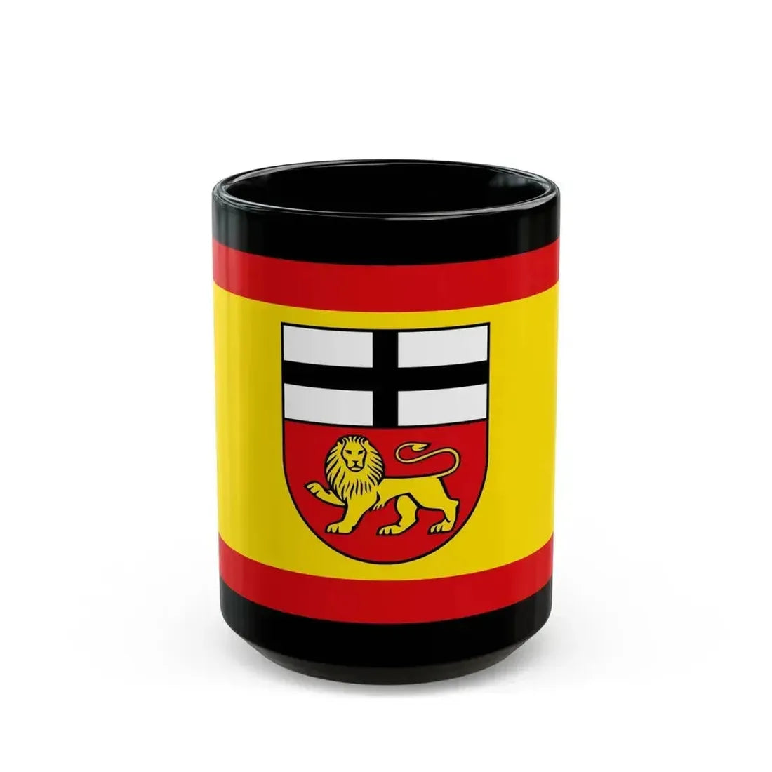 Flag of Bonn Germany - Black Coffee Mug 15oz - Go Mug Yourself