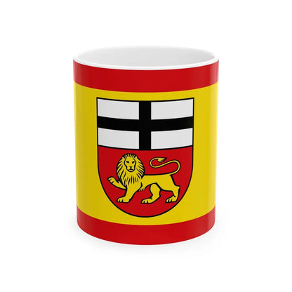 Flag of Bonn Germany - White Coffee Mug-11oz-Go Mug Yourself