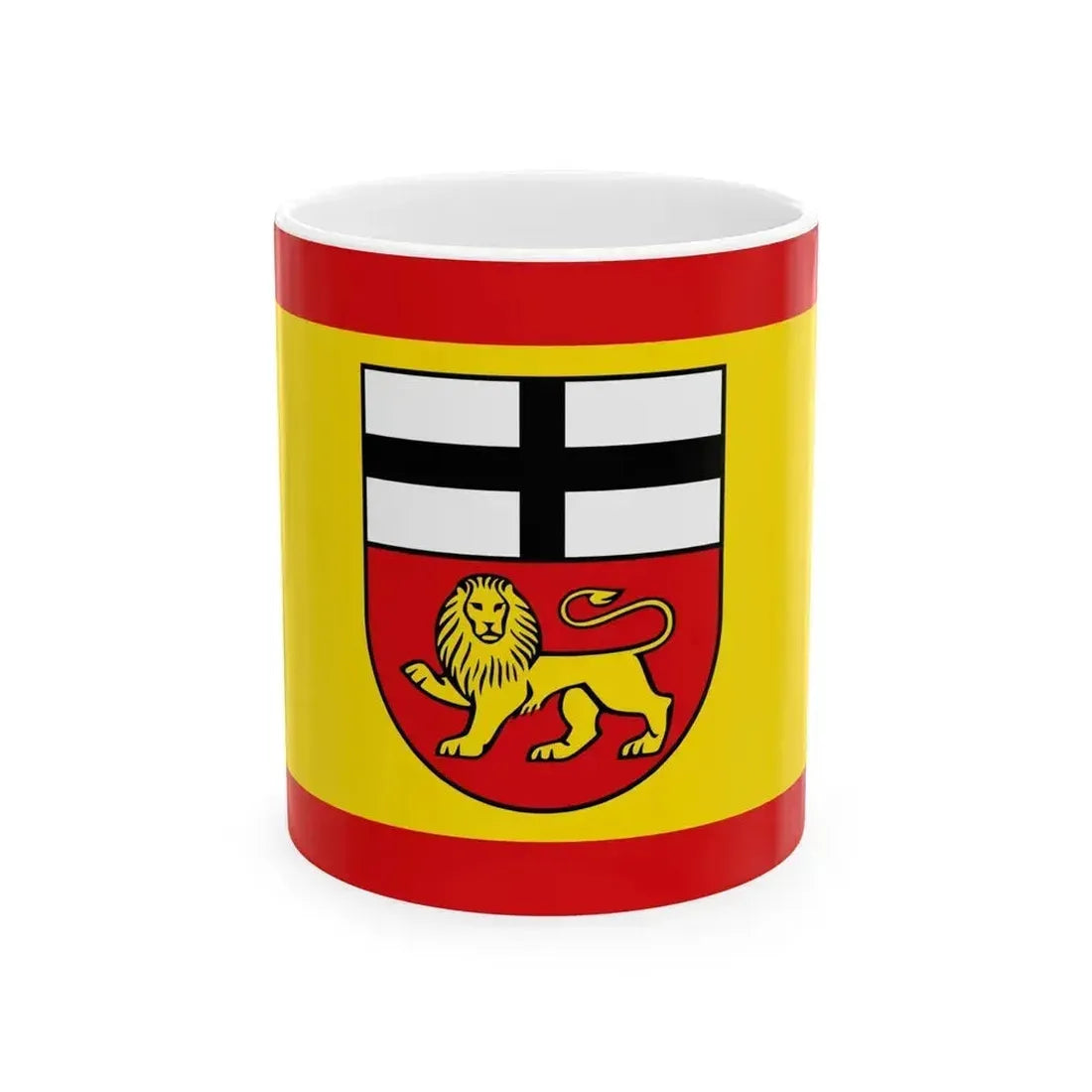 Flag of Bonn Germany - White Coffee Mug 11oz - Go Mug Yourself