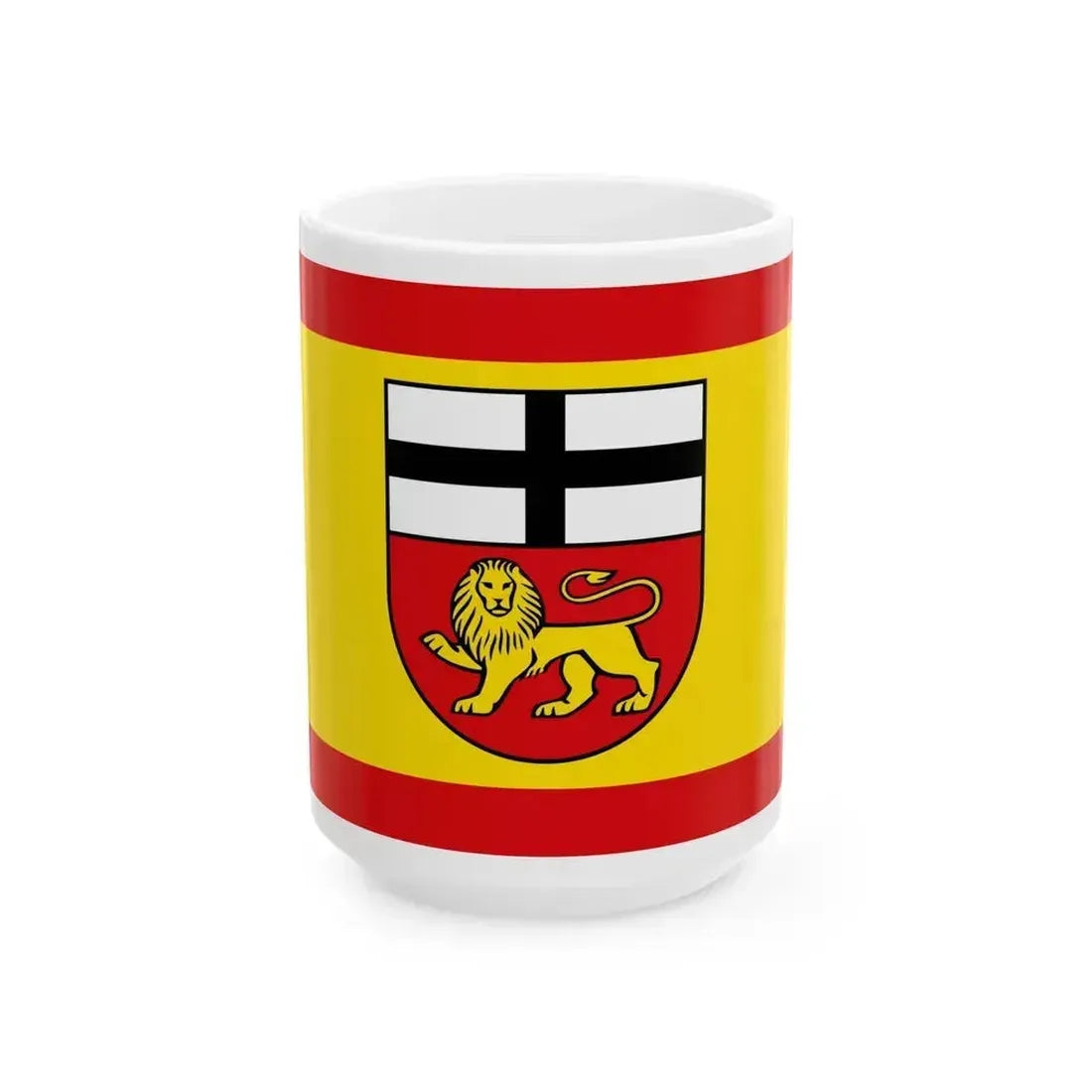 Flag of Bonn Germany - White Coffee Mug 15oz - Go Mug Yourself
