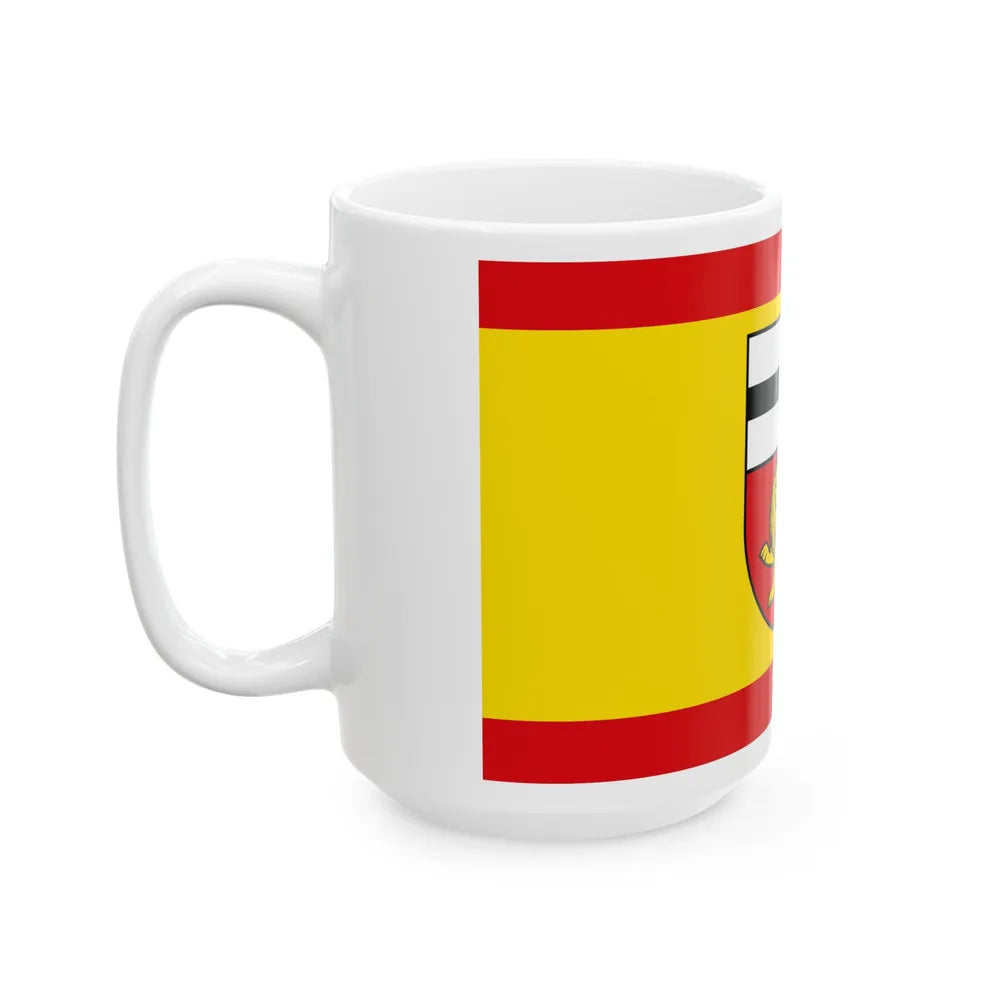 Flag of Bonn Germany - White Coffee Mug-Go Mug Yourself