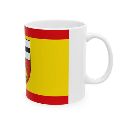 Flag of Bonn Germany - White Coffee Mug-Go Mug Yourself