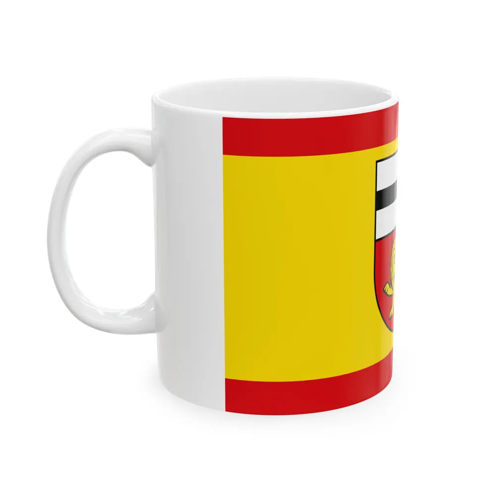 Flag of Bonn Germany - White Coffee Mug-Go Mug Yourself