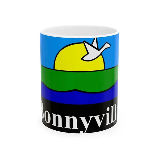Flag of Bonnyville (Canada) White Coffee Mug 11oz - Go Mug Yourself