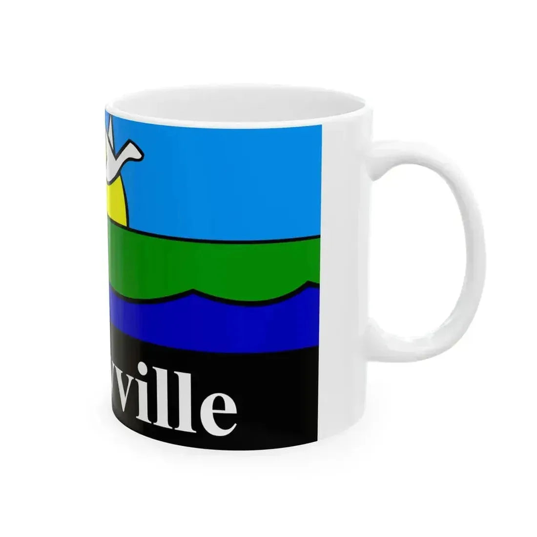Flag of Bonnyville (Canada) White Coffee Mug - Go Mug Yourself