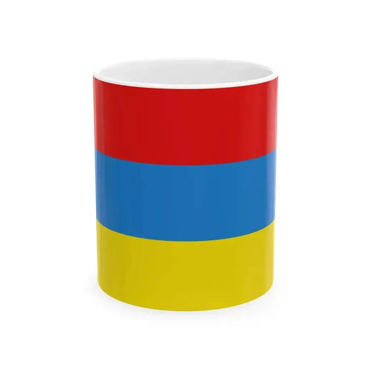 Flag of Boortmeerbeek (Belgium) White Coffee Mug 11oz - Go Mug Yourself